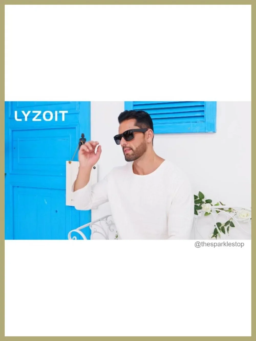 XL Oversized Square Sunglasses Polarized UV400 for Big Heads Men Wide Face